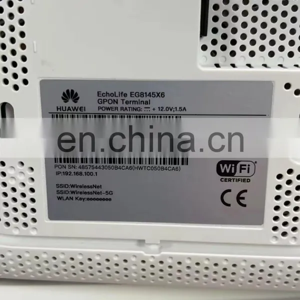 2022 New Wifi Router Modem Eg 8145X6 Wifi6 Gpon-Onu Wifi 6 Gpon Onu Ont Eg8145X6 For Huawei photo-3
