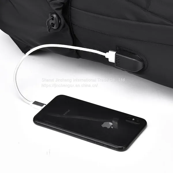 USB Charging Port Large Capacity Waterproof Wear-proof Laptop Backpack photo-5