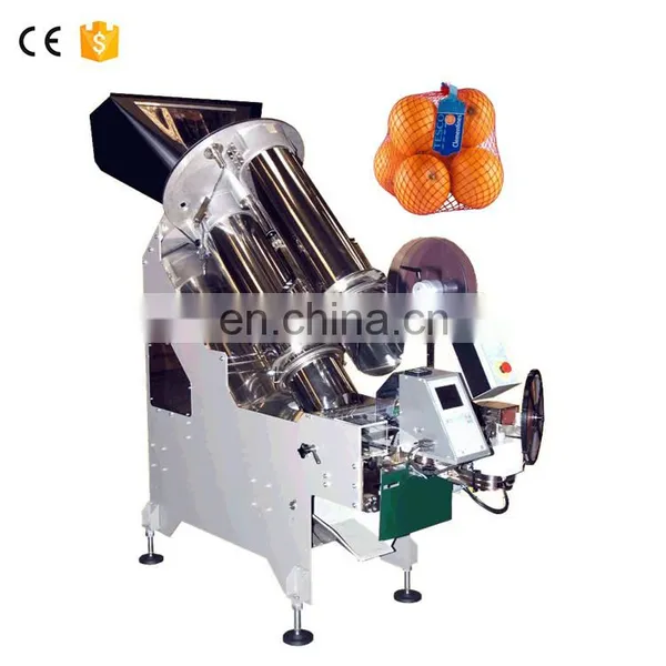 Factory Automatic Net Mesh Bag Weighting Counting Clipping Packing Packaging Machine photo-5