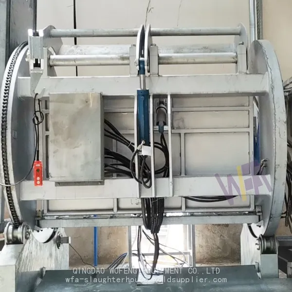Full Set Automatic Cattle Slaughter Line For Ritual Rotary Slaughtering Box For Cow Slaughtering Equipment photo-5