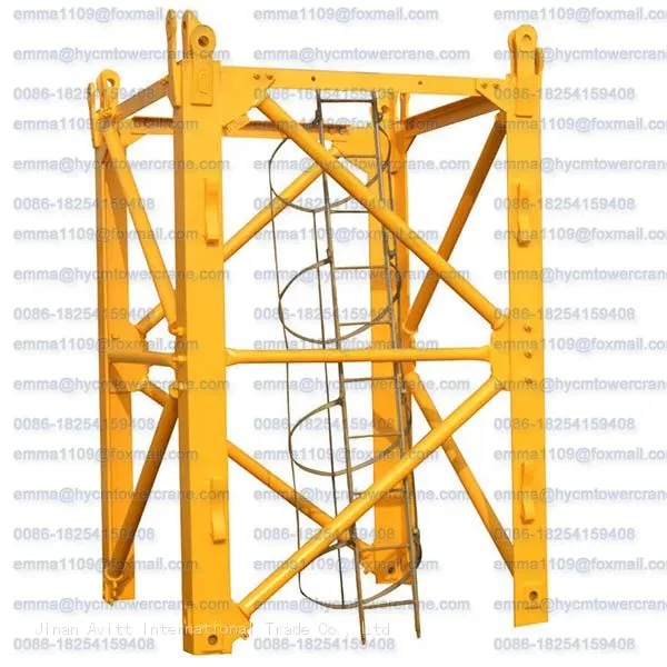 L68 Potain Tower Crane Mast Section 2*3м Разделяемый тип запасные части для башенной крана