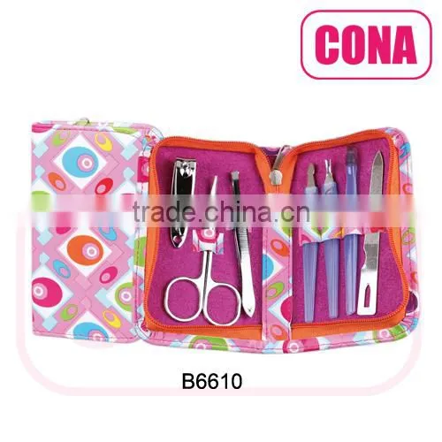 Wholesale 7pcs Zipper Bag Manicure Set photo-5