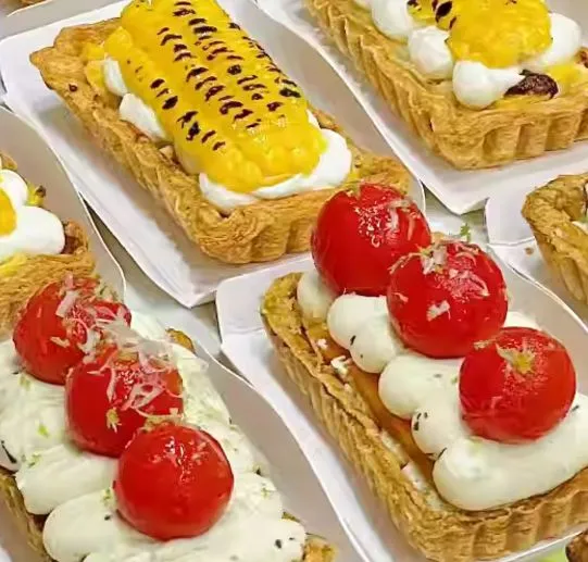 Automatic Rectangle Egg Tart Machine Tart Maker Pie Crust Egg Tart Shell Press Egg Tart Filling Dispenser photo-4