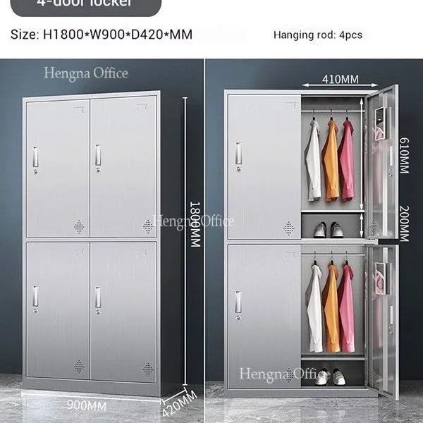 Stainless Steel Locker Cabinet- STL107 |Durable Storage With Lockable Doors-Easy Cleaning for Hospitals, Labs and Clean Rooms- OEM/ODM Supported photo-3