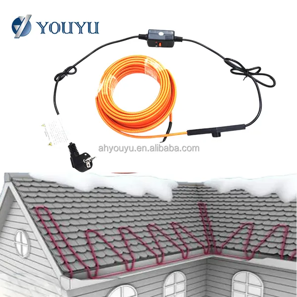 Insulated Self-Regulating Effect Heating Cable Snow Melting Cable Constant Wattage for Pipe Heating in Russian Climates photo-3
