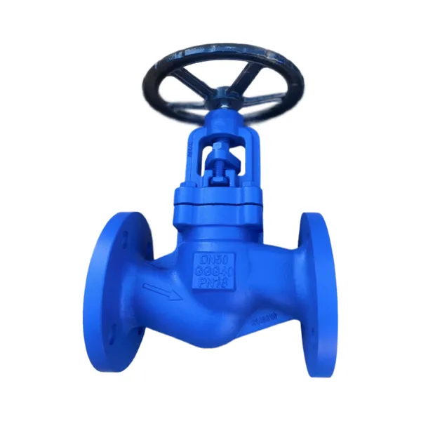 DIN 3202 F1 Cast Iron Globe Valve Pn16 GGG40 Globe Valve 2Cr13 Stem Seat Globe Valve for Water Steam Pipe photo-2