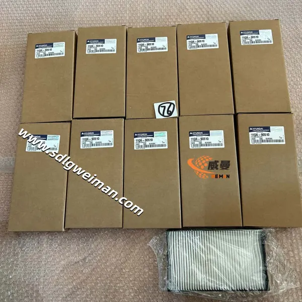 Hyundai AIR CON FILTER 11Q6-90510 for Hyundai Excavator R140LC9 R140W9 photo-2