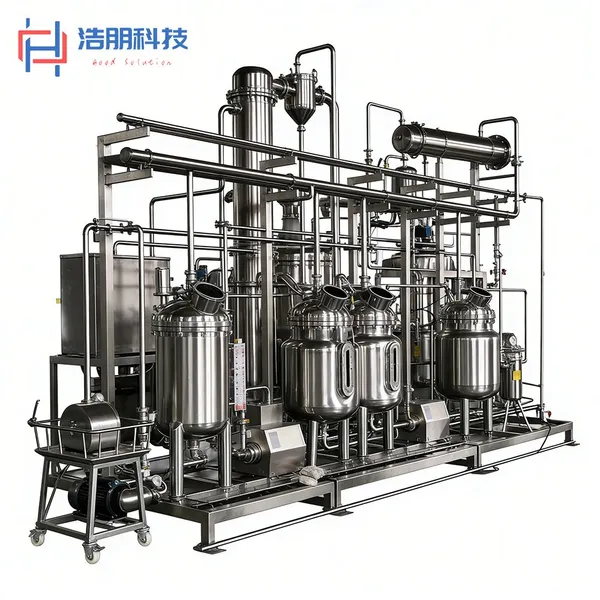 0.05m³ Small-Scale Extraction Concentration Machine 30kg/h Steam Heating Vacuum Low-Temperature for Lab Pharma​ photo-4