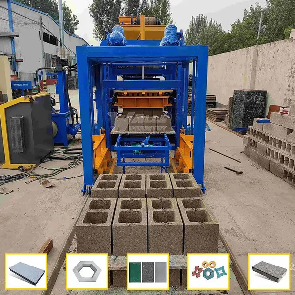 Automatic Stacking Brick Machine Auto Collect Concrete Block Production Equipment
