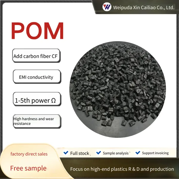 Pom With Carbon Fiber, Anti-static and Super-conductive Pom Carbon Fiber Cf125, 30%, Friction-resistant, Anti-static, Electromagnetic Shielding photo-2