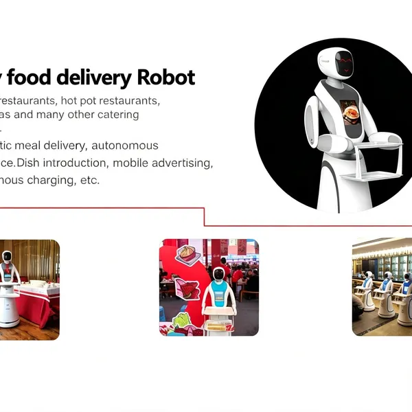 Amy Autonomous Food Delivery Service Robot for Food Service in Hotels, Restaurants, and Commercial Venues photo-5
