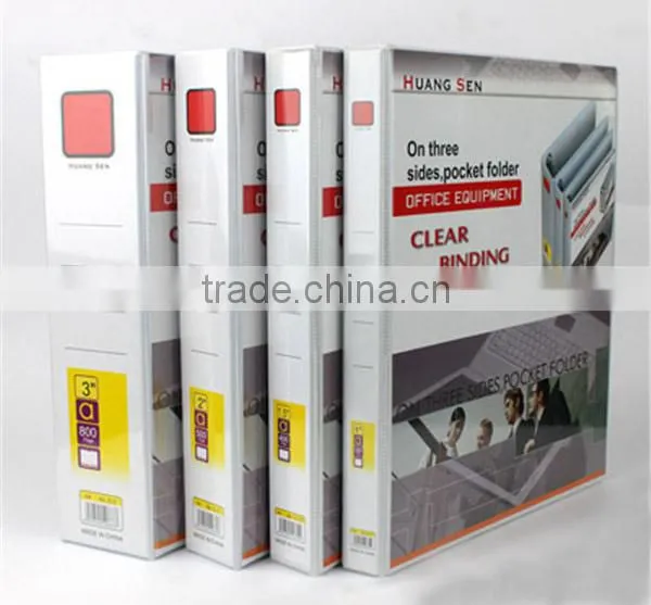 A4 White Board Plastic Ring Binder for Office photo-3