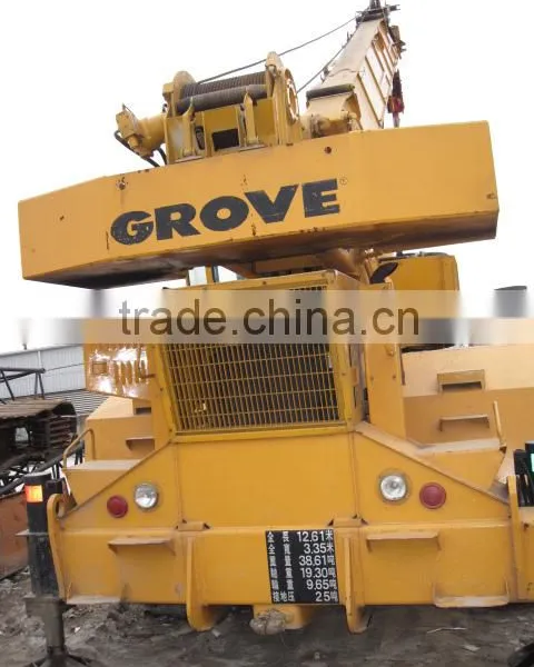 Used Condition Year 2002 Grove RT750 50t Terrain Crane in Shanghai for Sale With Good Condition and High Quality photo-3
