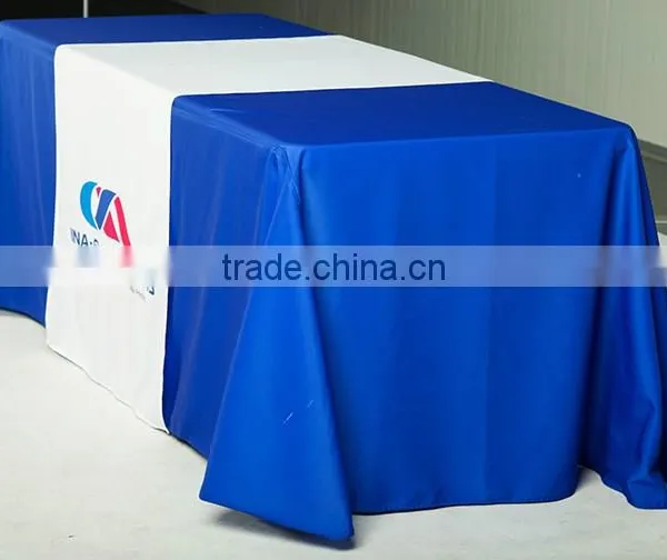 Custom Polyester Fabric Brown Solid Table Runner photo-3