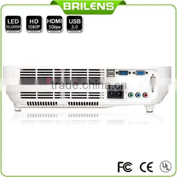 Brilens TL1920 Vicky 3 LED 3 LCD 1920 X 1080 WQXGA 3000 Lumens Digital Full HD LED Projector 1080P photo-3