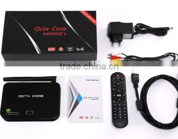 Wholesale Android Smart tv Set Top Box Z4 Octa Core Mail-T6X Android tv Box RK3368 Google Android 5.1 Smart tv Box photo-6