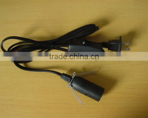 USA Power Cord With Lampholder for Lamps
