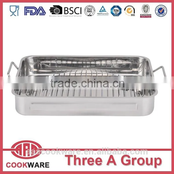 Stainless Steel Oval Roaster / Hard Anodized Roaster photo-2