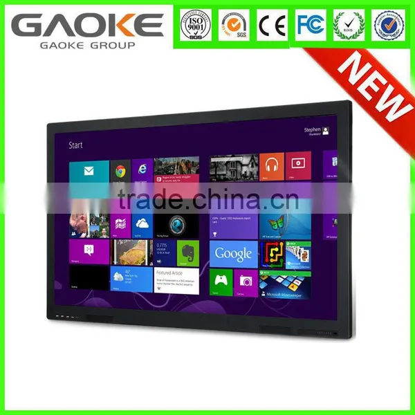 2016 New 32inch to 110 Inch LCD Android Media Player Free Stand Wifi/3g Cable Network Interactive Whiteboard for School photo-3