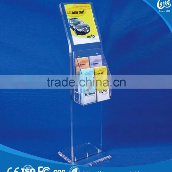 Custom Advertising Display Racks Acrylic Advertising Equipment Display Shelf