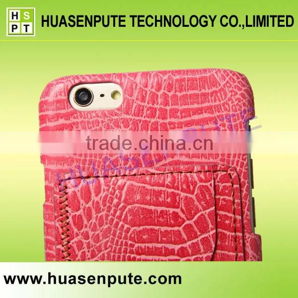 For Apple Iphone6 Compatible Brand and Leather Crocodile Skin Material Animal Phone Case photo-2