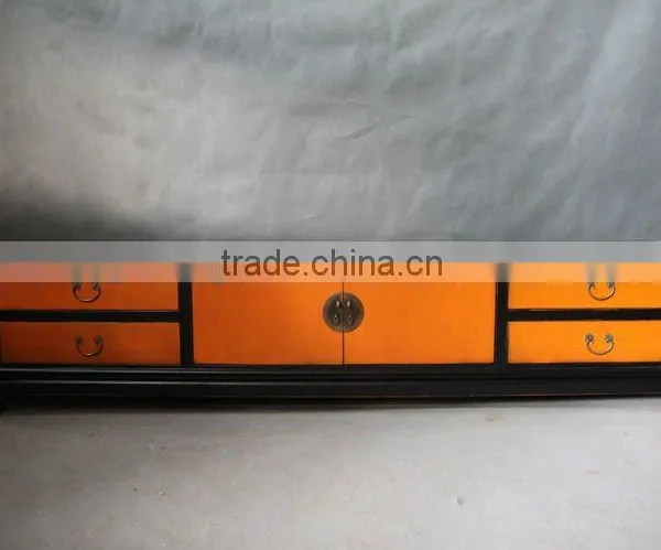 Chinese Reproduction Colorful TV Cabinet
