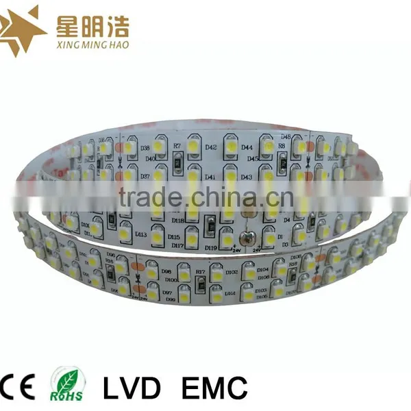DC 12V/24V SMD 3528 60LEDs/M 4.8 Watt per Meter White PCB With CE/RoHS/LVD 3528 Led Strip photo-2