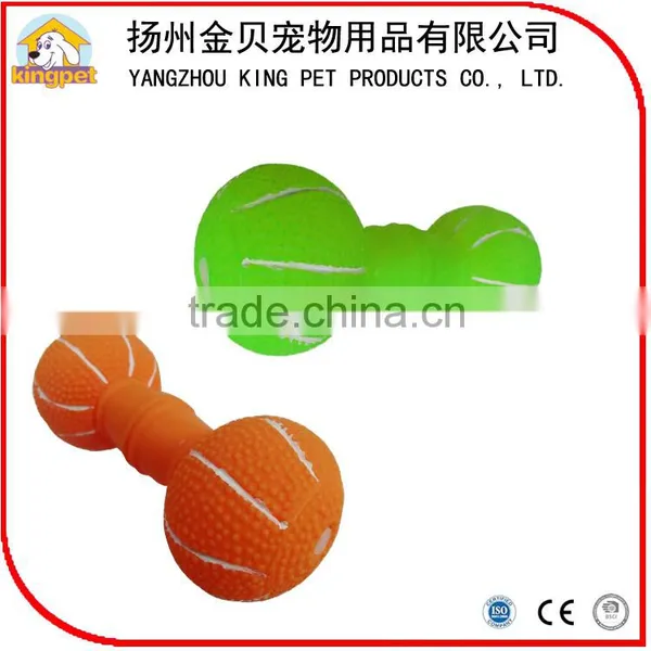 Eco Friendly Rubber Pet Barbell Dog Chew Toy for Training photo-6