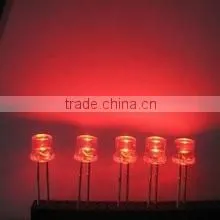 High Lumen 5mm LED 500pcs/lot Straw F5 WHITE,BLUE,GREEN,YELLOW,RED LEDS LIGHT BALL LAMP BEADS Diode photo-5