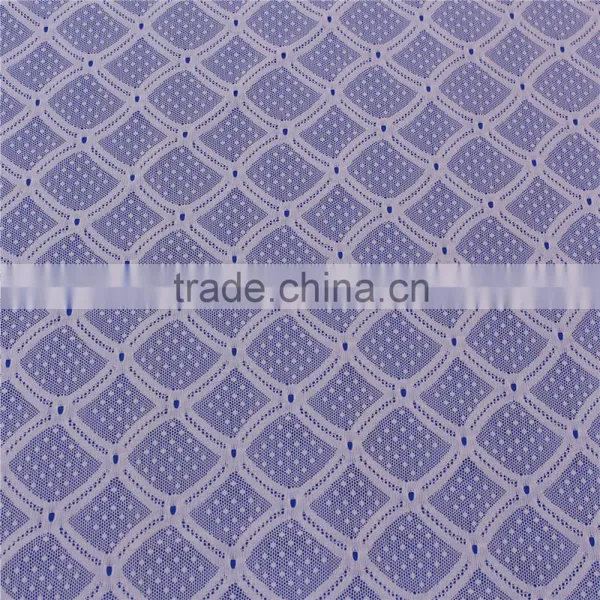 Thinner Geometric Stretch Mesh Lace Fabric for Fashion Design Lace Baju Kurung photo-3