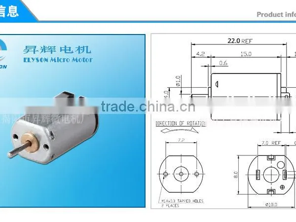 Powerful High Torque 12v dc Motor 6000RPM Mini Brush dc Motor Small 12v Micro dc Electric Motor photo-2