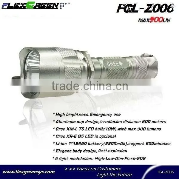 Rechargable 18650 Battery T6 LED Torch photo-2