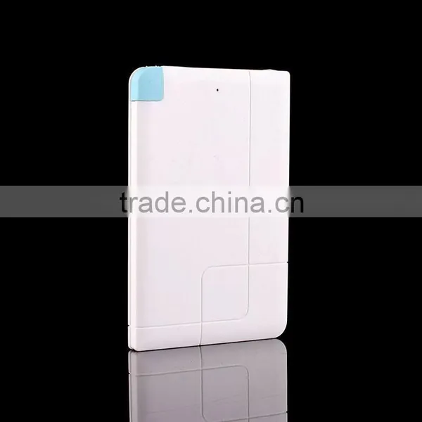 High Quality 2500mAh Power Bank Credit Card Size Micro Usb Battery Charger photo-2