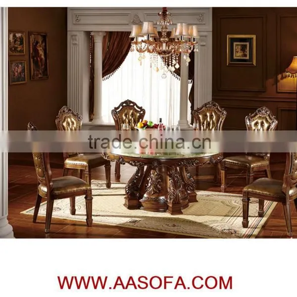 Royal Antique Dining Room Furniture,factory Supply Oak Dining Table photo-2