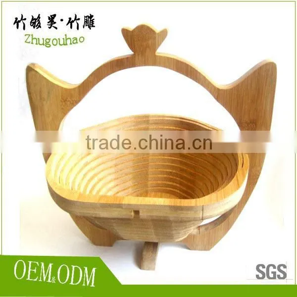 Different Shape Bamboo Food Storage Basket photo-6