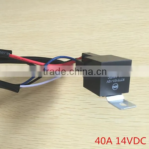 14VDC 40A LED Light Bar Wiring Harness Kit ON/OFF Switch Relay photo-3