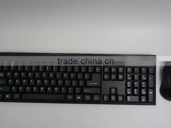 Factory Price 2.4g Black Wireless Mouse and Keyboard Combo photo-6
