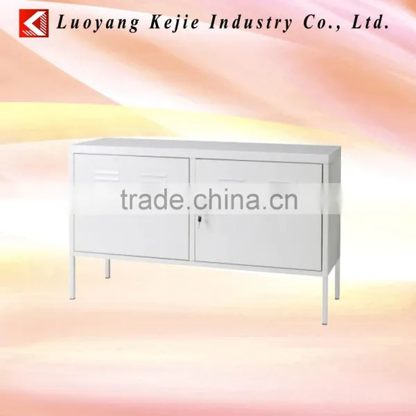 2016 China Supplier Black and White Elegant Wooden TV Cabinet With Showcase photo-5