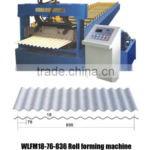 High Efficient Products Metal Wall and Roofing Panel Roll Forming Machine for Architecture photo-2