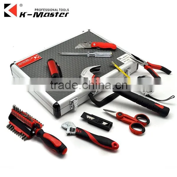 K-Mastet Factory Direct Sales 41 Pcs High Quality Household Hand Tool Set in Hand Tools Sets Aluminum Alloy Tool Box photo-3