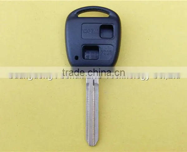 Big Discount Toyota 2 Button Remote Key Blank Case With Metal Logo photo-2