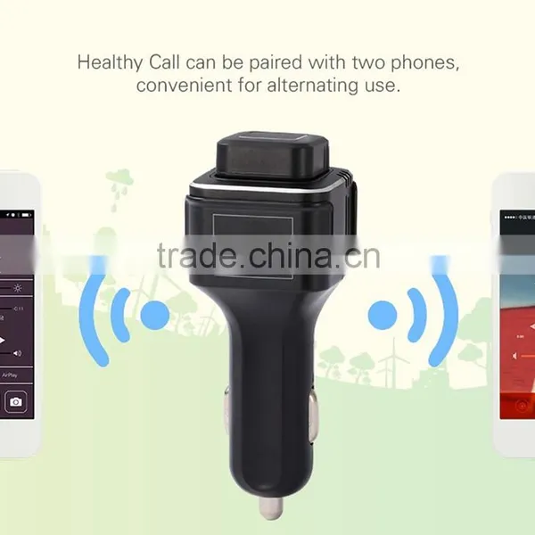 Bluetooth Car Kit Super Mini Bluetooth Earphone Headset WIth 5V 2.4A USB Car Charger photo-6