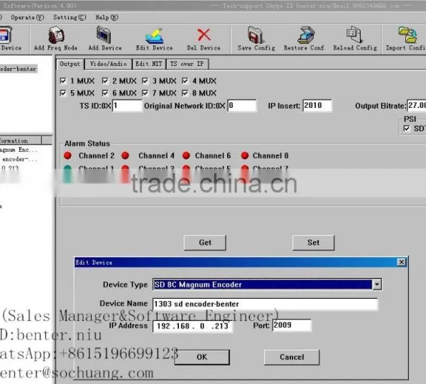 Iptv SPTS Mpts Mpeg-4 Encoder (8AV In,ASI+IP/MPTS/SPTS Out) photo-4