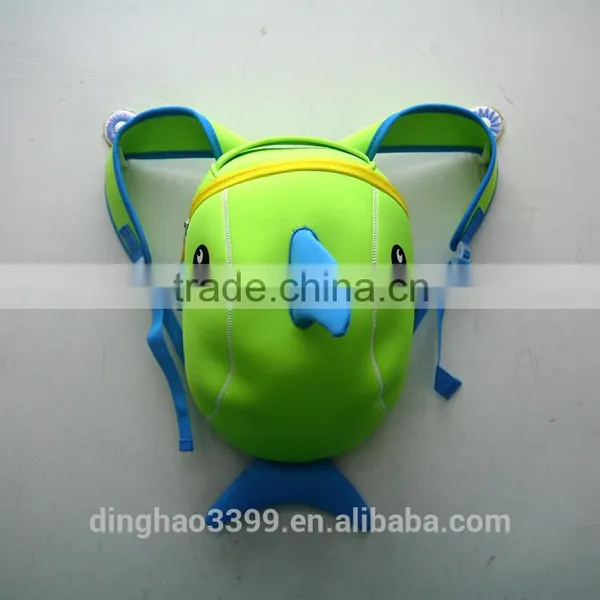 2016 Hot Sell Backpack Kid's Cute School Backpack New Neoprene Backpack