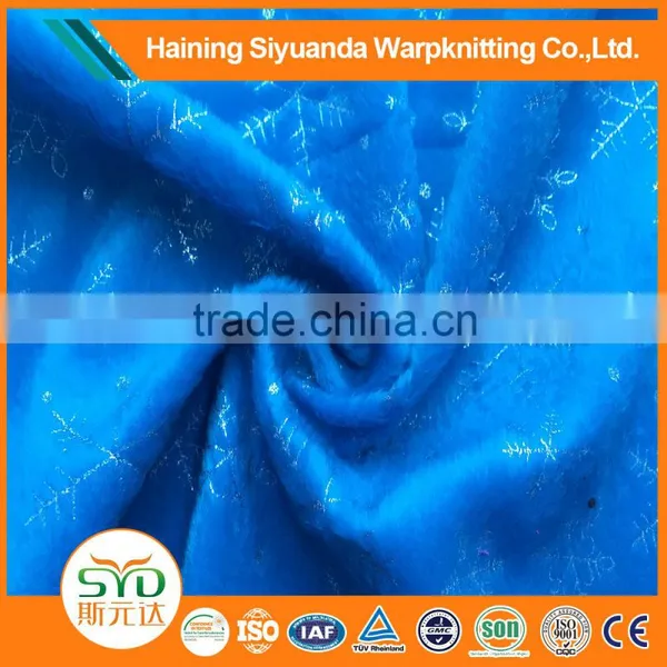 Cheap Price Soft New Tricot Velvet Velboa Fabric for Sofa