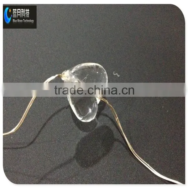 2015 New Led Mini Battery Operated Led Copper String Decoration Lights With Heart Shape Bead photo-2