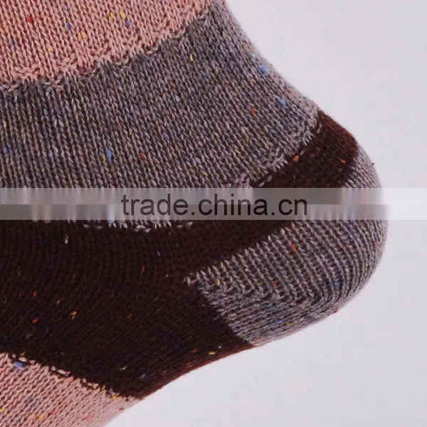 96N Double Cylinder Lady Marl Yarn Casual Crew Socks Wholesale photo-6