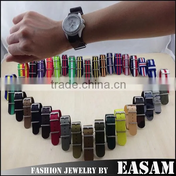 22MM Multi-color Nylon Fabric Nato Strap Hardware