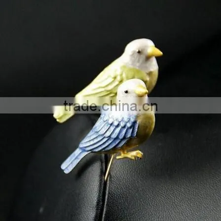 Alloy Bird Christmas Brooch photo-2