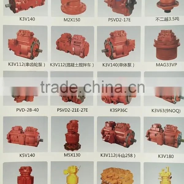 Kawasaki K3V112 Hydraulic Main Pump for Doosan Excavator